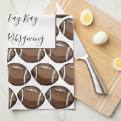 Aangepaste keukenhanddoek voor Football (Quarter Fold)