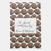 Aangepaste keukenhanddoek voor Football