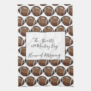 Aangepaste keukenhanddoek voor Football