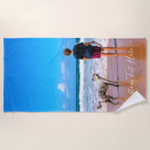 Aangepaste keukenhanddoek voor foto's met uw foto' strandlaken (Voorkant)