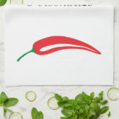 Aangepaste keukenhanddoek voor hete Spaanse peper (Gevouwen)