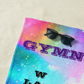 Aangepaste keukenhanddoek voor turbulenties strandlaken (In situ)