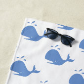 Aangepaste keukenhanddoek voor walvisstrand strandlaken (In situ)