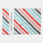 Aangepaste keukenhanddoeken met stripe patronen (Horizontaal)