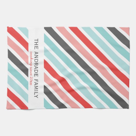Aangepaste keukenhanddoeken met stripe patronen (Horizontaal)