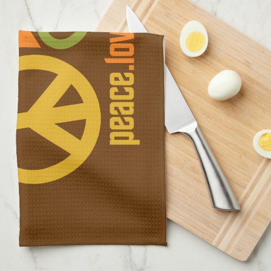 Aangepaste keukenhanddoeken van Peace-Love-Music (Quarter Fold)