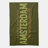 Aangepaste keukenhanddoeken voor AMSTERDAM (Verticaal)
