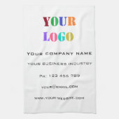 Aangepaste keukenhanddoeken voor Logo en tekst (Verticaal)