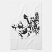 Aangepaste keukenhanddoeken voor skateboarden (Verticaal)