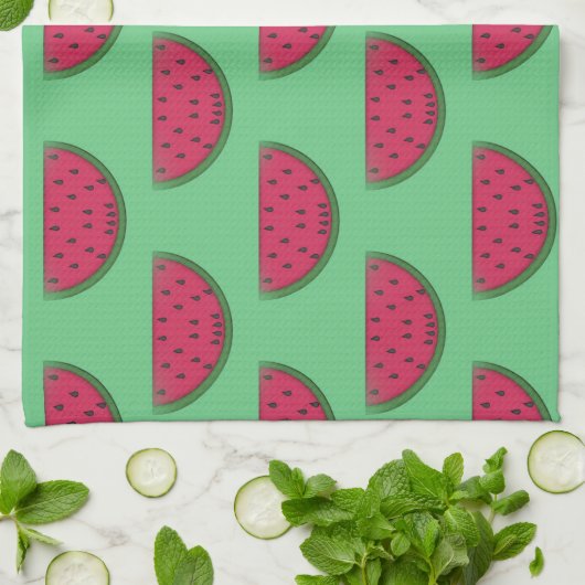 Aangepaste keukenhanddoeken Watermelon (Gevouwen)