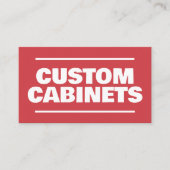 Aangepaste keukenkasten QR Visitekaartje (Voorkant)