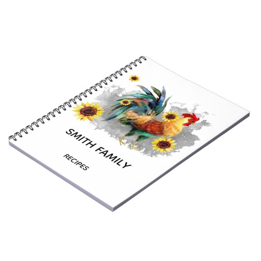 Aangepaste keukenrecepten notitieboek (Linkerzijde)