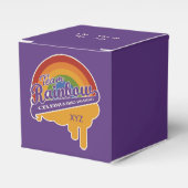 Aangepaste keuzelijst voor teamregenboog bedankdoosjes (Voorkant Zijde)