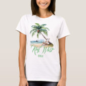 Aangepaste Key West-strand T-shirt (Voorkant)