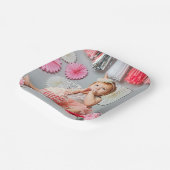 Aangepaste Kids Verjaardag Foto Papieren Bordje (Gebogen)