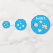 Aangepaste Kids Verjaardag Space-thema Confetti (Voorkanten)