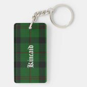 Aangepaste Kincaid Tartan Plaid Sleutelhanger (achterkant)