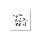 Aangepaste Kind Dino Handtekening Rubberstempel (Afrduk)