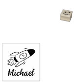 Aangepaste Kind ruimte Handtekening Rubberstempel (Gestempeld)