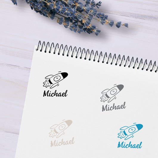 Aangepaste Kind ruimte Handtekening Rubberstempel