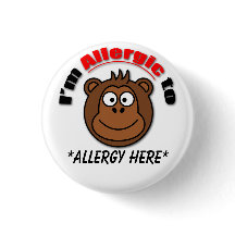 Aangepaste kinder-allergiebadge