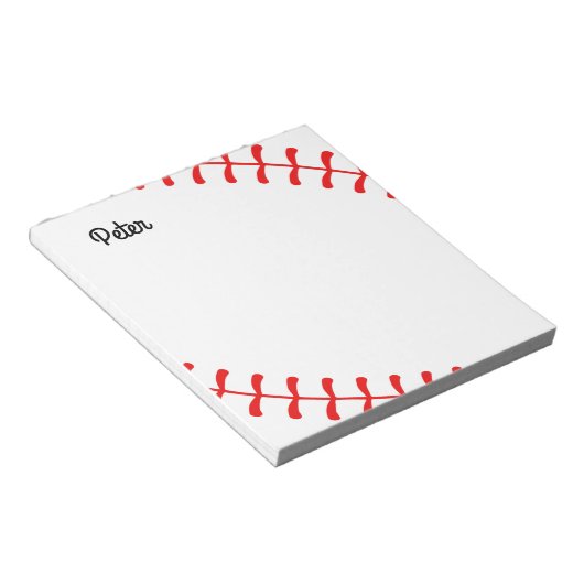 Aangepaste Kinder Baseball-laptop Notitieblok (Schuin)