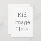 8,9 x 12,7 cm Enkele bedankkaart (Voorkant / Achterkant)