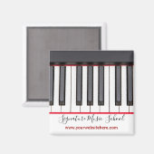 Aangepaste Kinder citaten uit de Pianooverweging Magneet (Voorkant / Achterkant)