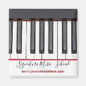 Aangepaste Kinder citaten uit de Pianooverweging Magneet (Voorkant)