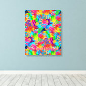 Aangepaste Kinder-Collectie-Popsifiele cirkels Canvas Afdruk (Insitu (Houten vloer))