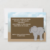 Aangepaste Kinder dag voor uitnodigingen, Oerwoude Kaart (Achterkant)