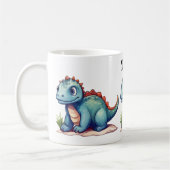 Aangepaste Kinder dinosaurussen sublimatie Koffiemok (Links)