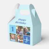 Aangepaste Kinder foto-boys Birthday Party Bedankdoosjes (Voorkant Zijde)