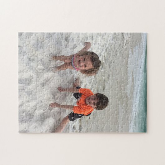 Aangepaste Kinder foto Legpuzzel (Horizontaal)