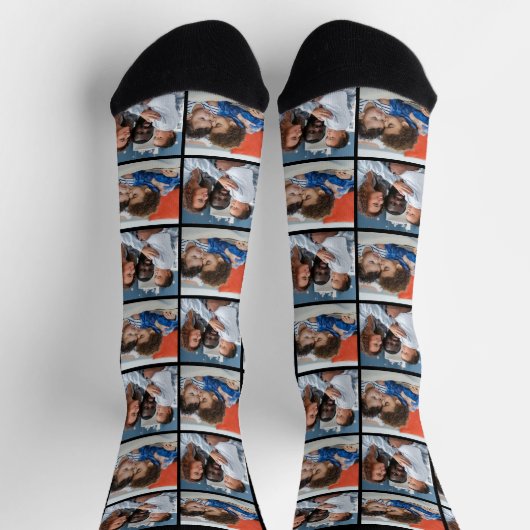 Aangepaste Kinder fotocollage Sokken (Top)