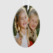 Aangepaste Kinder fotofeestdagen Ornament (voorkant)