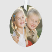 Aangepaste Kinder fotofeestdagen Ornament (voorkant)