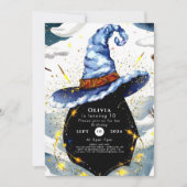 Aangepaste Kinder Fun Wizard Verjaardag Kaart (Voorkant)