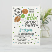 Aangepaste Kinder Game Day Party Kaart (Staand voorkant)