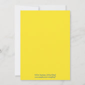 Aangepaste Kinder geboortedag Kaart (Achterkant)