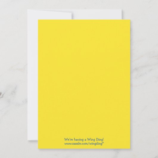 Aangepaste Kinder geboortedag Kaart (Achterkant)