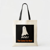 Aangepaste Kinder Ghost Halloween Treat Bag tegen  Tote Bag (Voorkant)