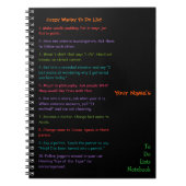 Aangepaste Kinder grappige maffie die het Notitieb Notitieboek (Voorkant)