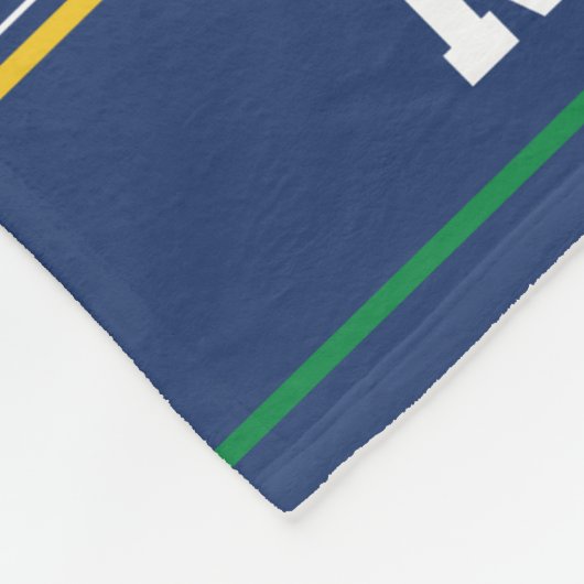 Aangepaste Kinder groene multisporingsschroef Fleece Deken (Hoek)