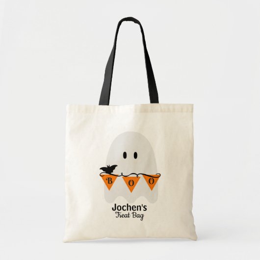 Aangepaste Kinder Halloween Treat Bag Tote Bag (Voorkant)