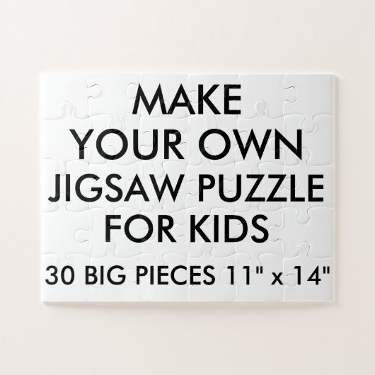 Aangepaste Kinder Jigzaag Puzzle 30 Big PC. Legpuzzel (Horizontaal)