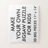 Aangepaste Kinder Jigzaag Puzzle 30 Big PC. Legpuzzel (Verticaal)