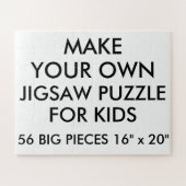 Aangepaste Kinder Jigzaag Puzzle 56 Big PC. Legpuzzel (Horizontaal)