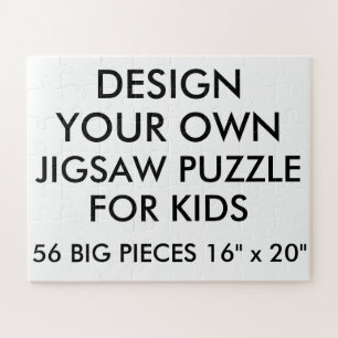 Aangepaste Kinder Jigzaag Puzzle 56 Big PC. Legpuzzel