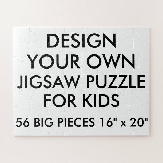 Aangepaste Kinder Jigzaag Puzzle 56 Big PC. Legpuzzel (Horizontaal)